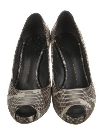 Giuseppe Zanotti Python Animal Print Pumps