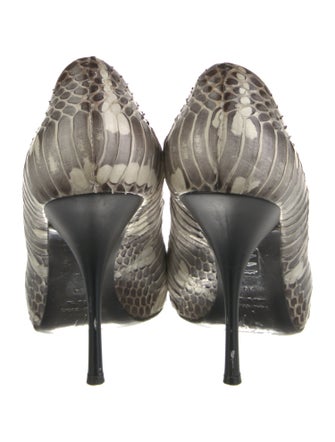 Giuseppe Zanotti Python Animal Print Pumps