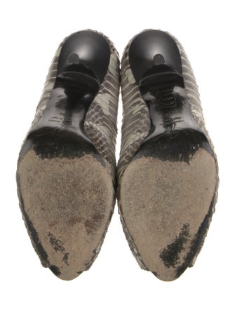 Giuseppe Zanotti Python Animal Print Pumps