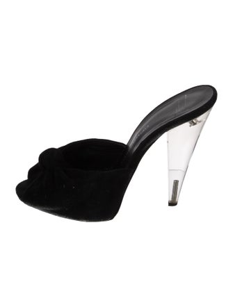 Giuseppe Zanotti Velvet Slides