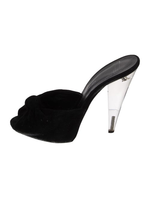 Giuseppe Zanotti Velvet Slides