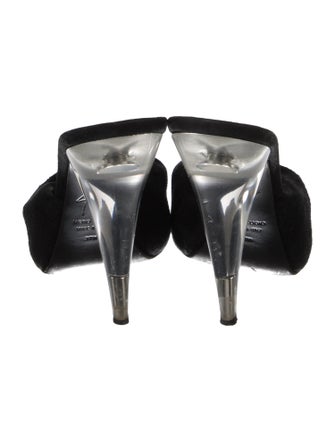 Giuseppe Zanotti Velvet Slides