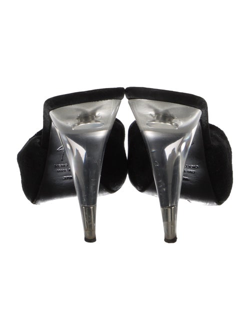 Giuseppe Zanotti Velvet Slides