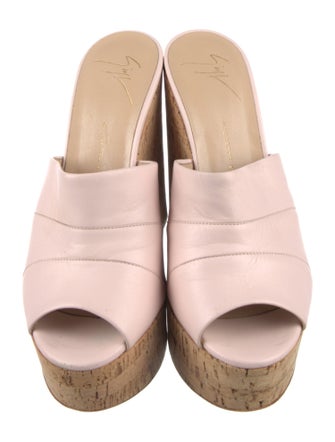 Giuseppe Zanotti Leather Slides