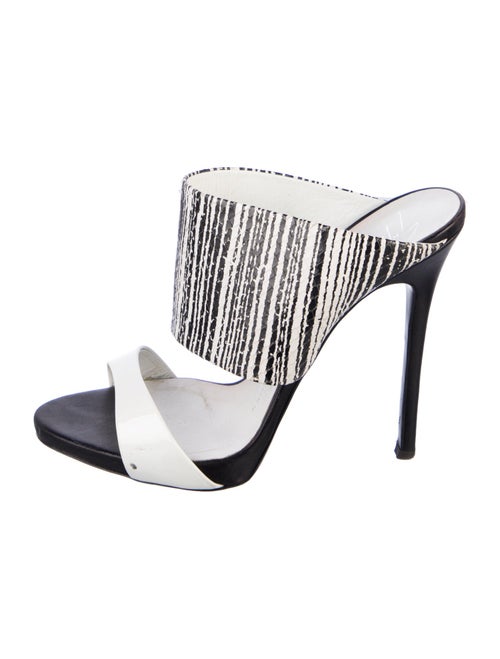 Giuseppe Zanotti Leather Printed Slides