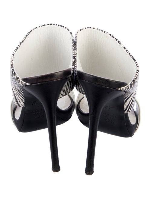 Giuseppe Zanotti Leather Printed Slides