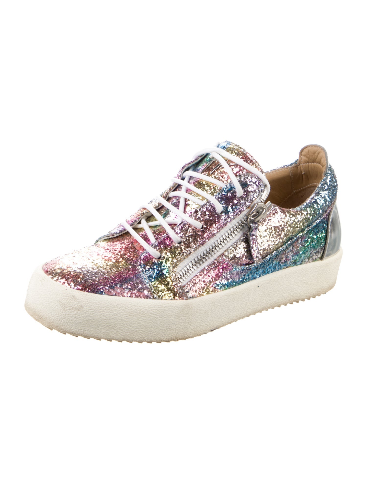 Giuseppe Zanotti Glitter Printed Sneakers