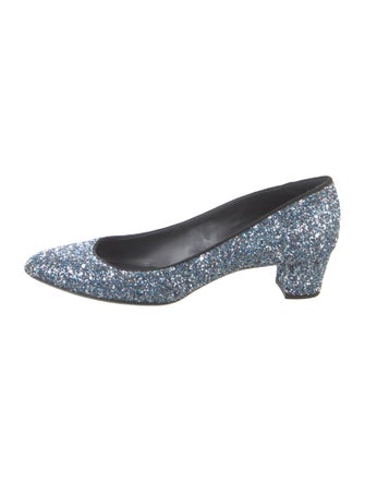 Giuseppe Zanotti Glitter Printed Flats