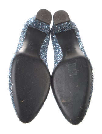 Giuseppe Zanotti Glitter Printed Flats