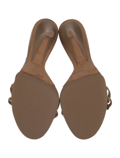 Giuseppe Zanotti Leather Crystal Embellishments Slides