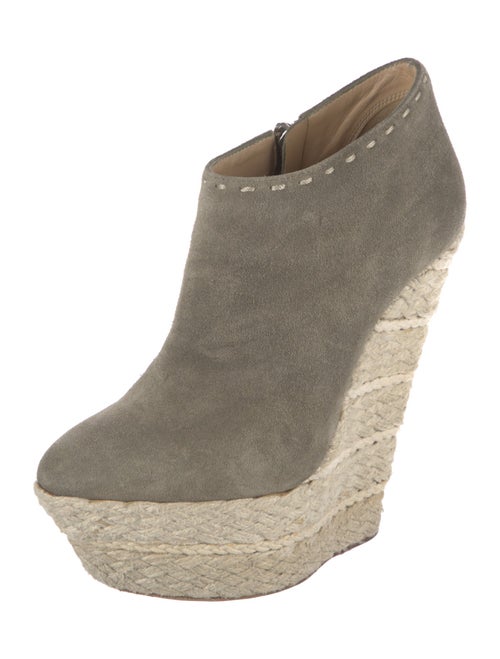 Giuseppe Zanotti Suede Colorblock Pattern Boots