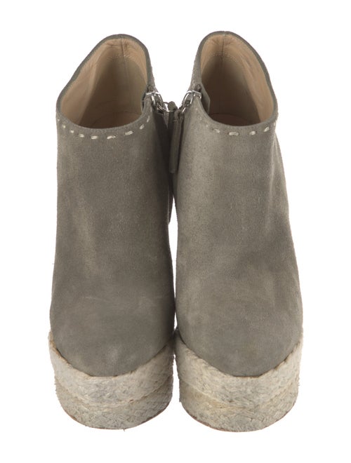 Giuseppe Zanotti Suede Colorblock Pattern Boots