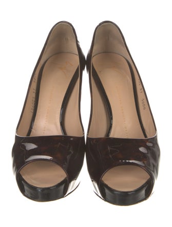 Giuseppe Zanotti Patent Leather Printed Pumps