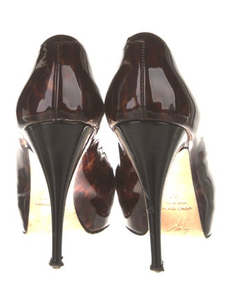 Giuseppe Zanotti Patent Leather Printed Pumps