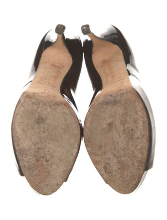 Giuseppe Zanotti Patent Leather Printed Pumps