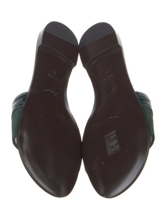 Giuseppe Zanotti Suede Leather Trim Embellishment Slides