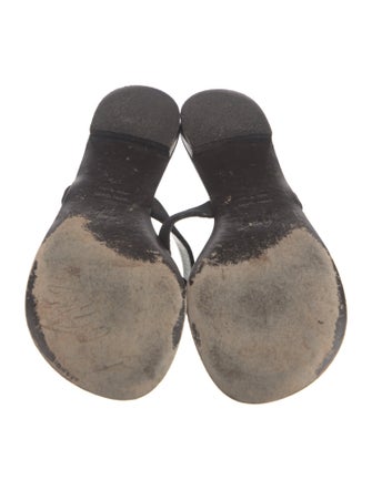 Giuseppe Zanotti Leather Slides