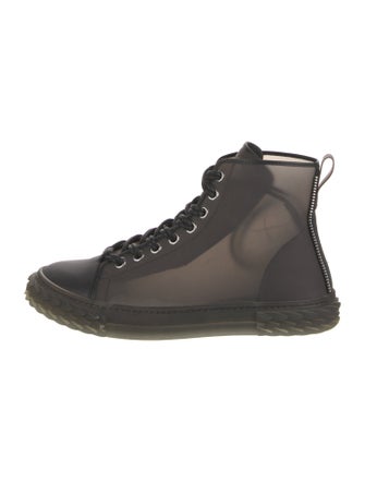 Giuseppe Zanotti Rubber Lace-Up Boots