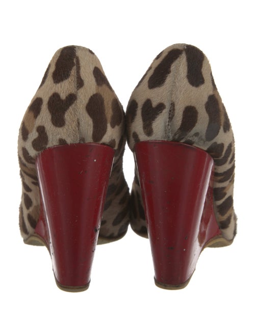 Giuseppe Zanotti Ponyhair Animal Print Pumps