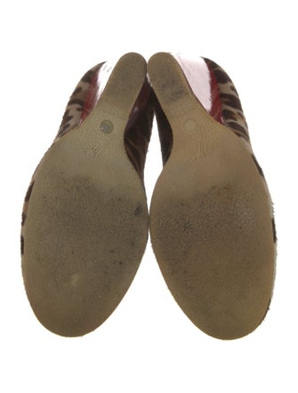 Giuseppe Zanotti Ponyhair Animal Print Pumps