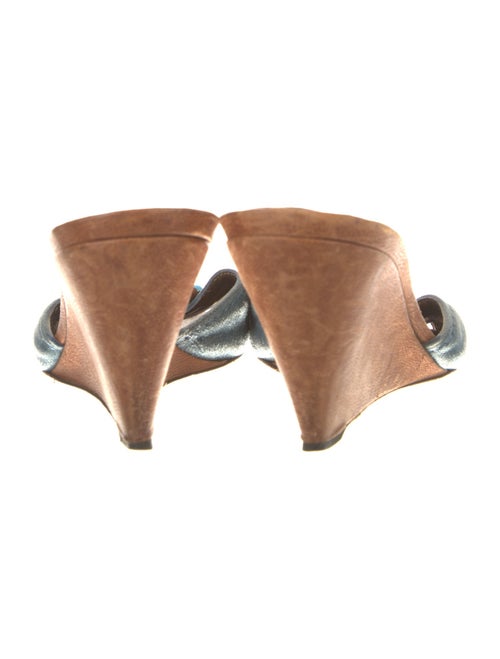 Giuseppe Zanotti Suede Floral Print Slides