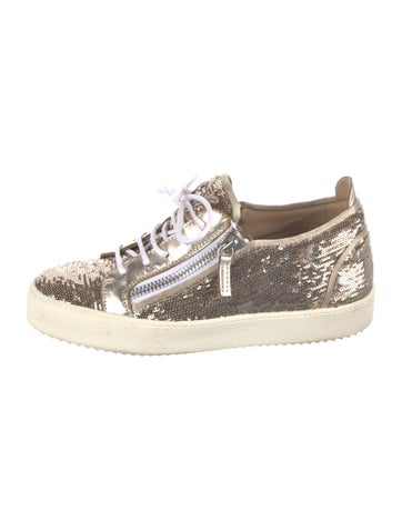 Giuseppe Zanotti Sneakers Sequins Colorblock Pattern IT 38 | 8