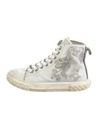 Giuseppe Zanotti Leather Printed Sneakers