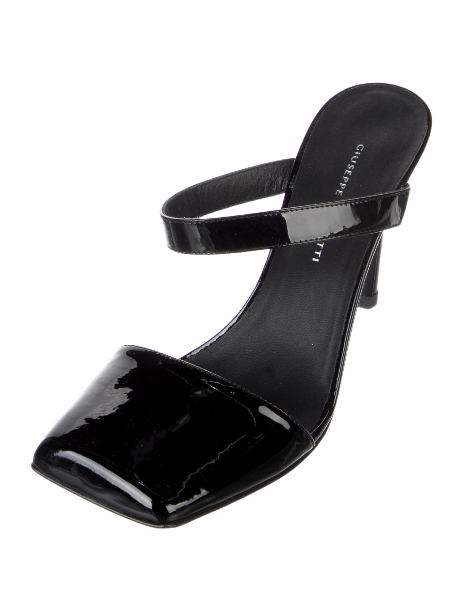 Giuseppe Zanotti Patent Leather Mules