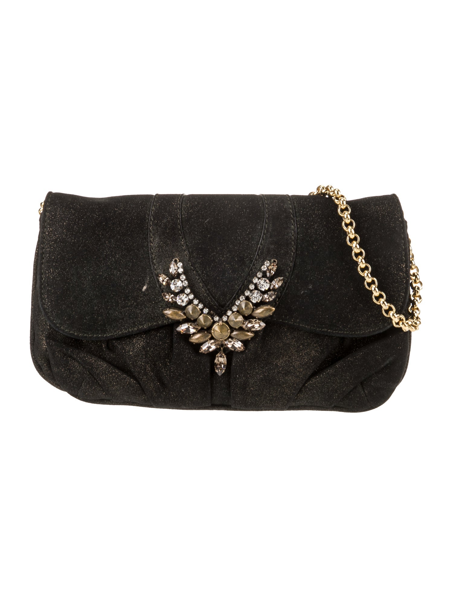 Giuseppe Zanotti Suede Shoulder Bag