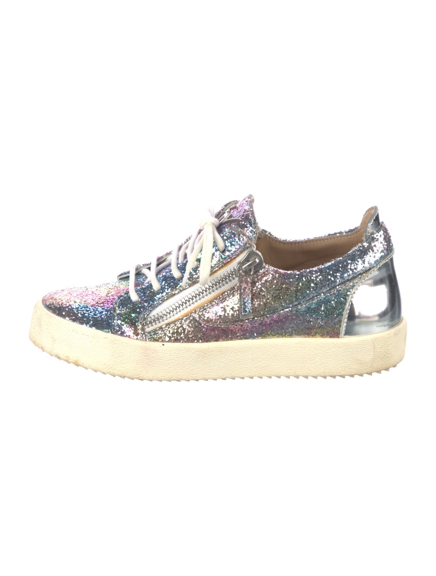 Giuseppe Zanotti Glitter Tie-Dye Print Sneakers