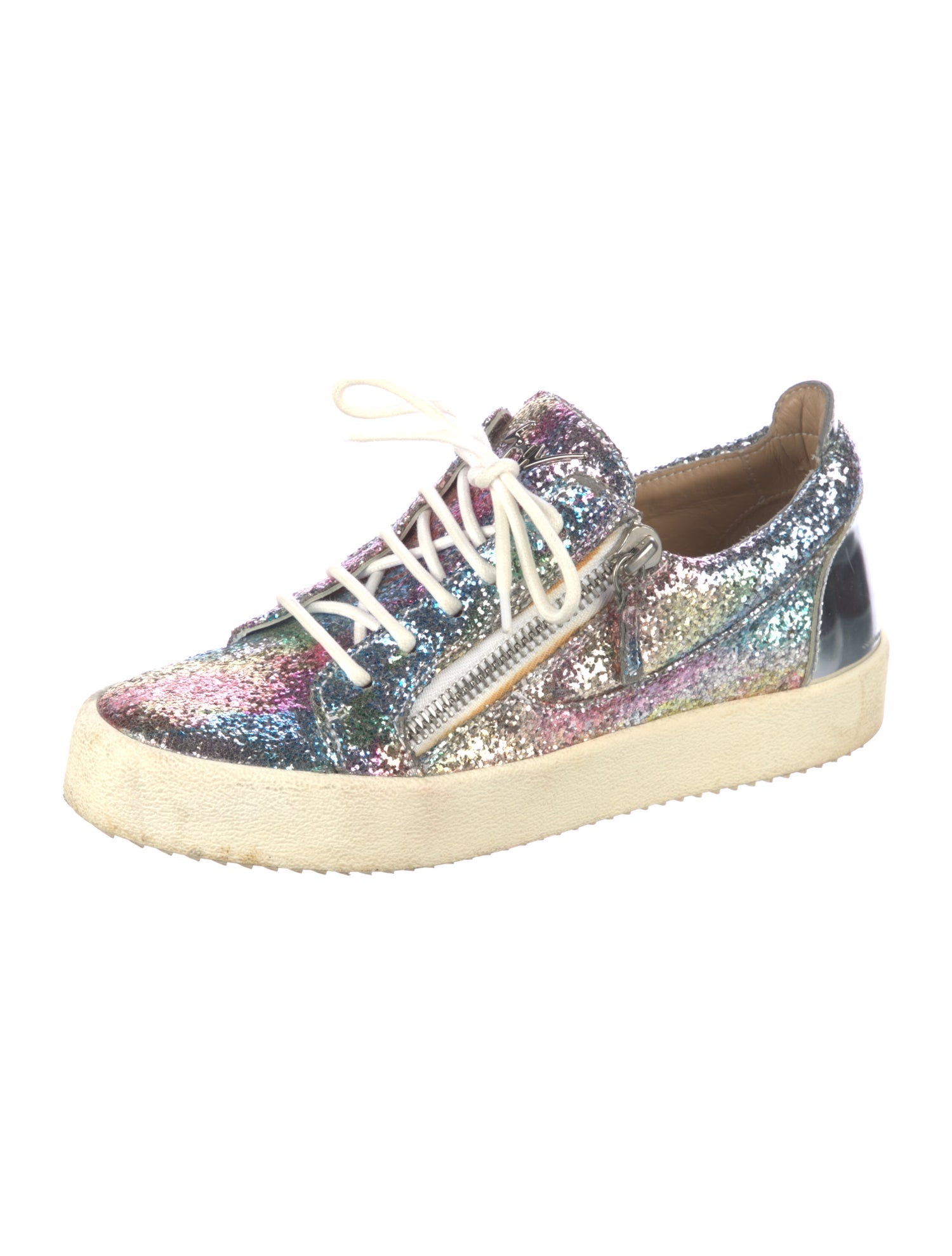Giuseppe Zanotti Glitter Tie-Dye Print Sneakers