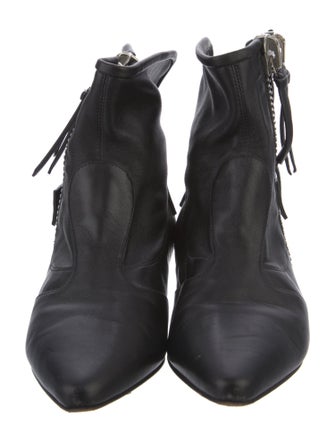 Giuseppe Zanotti Leather Cutout Accent Boots