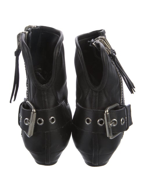 Giuseppe Zanotti Leather Cutout Accent Boots