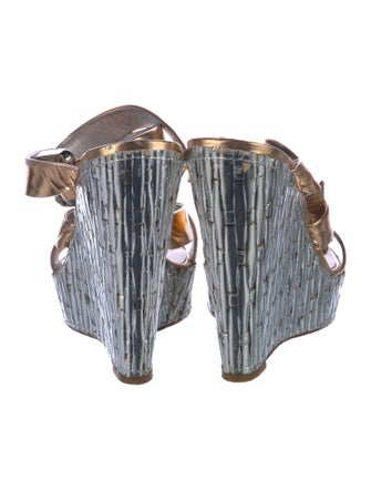 Giuseppe Zanotti Leather Printed Sandals