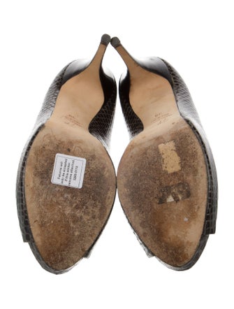 Giuseppe Zanotti Embossed Leather Pumps