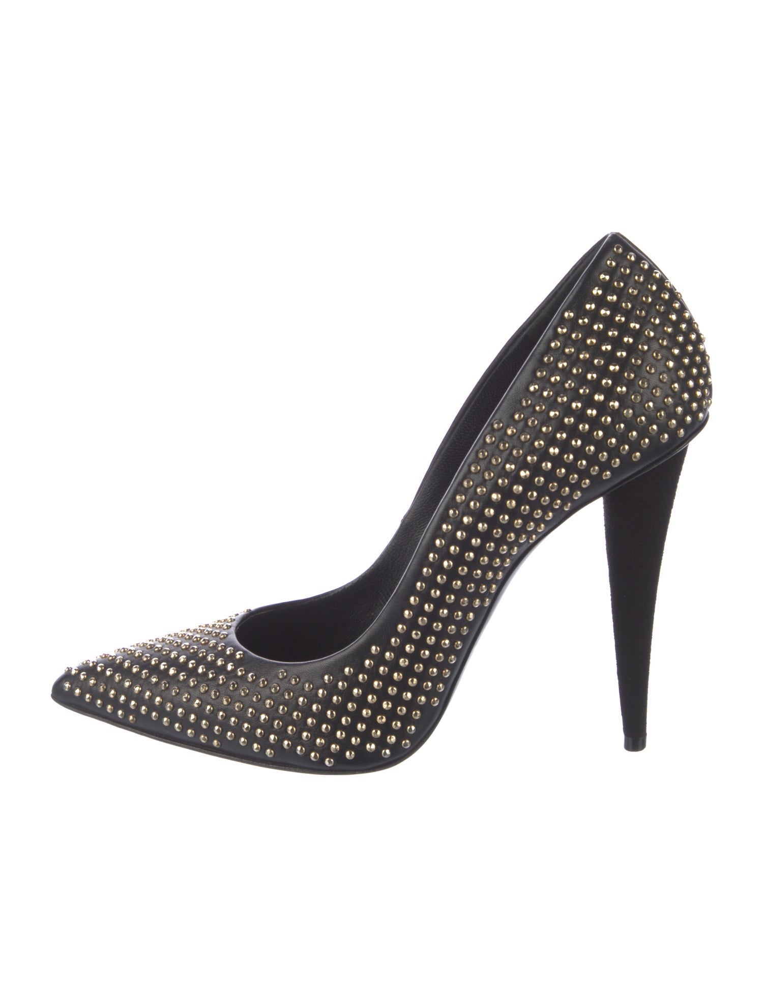 Giuseppe Zanotti Leather Studded Accents Pumps