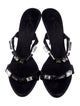 Giuseppe Zanotti Satin Crystal Embellishments Slides