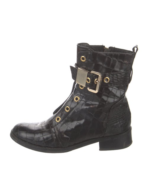 Giuseppe Zanotti Leather Combat Boots