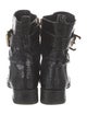 Giuseppe Zanotti Leather Combat Boots