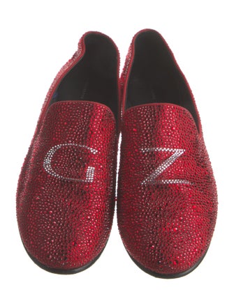Giuseppe Zanotti Crystal Crystal Embellishments Loafers