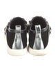 Giuseppe Zanotti Leather Crystal Embellishments Sneakers