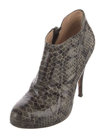 Giuseppe Zanotti Embossed Leather Animal Print Pumps