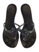 Giuseppe Zanotti Leather Crystal Embellishments Slides