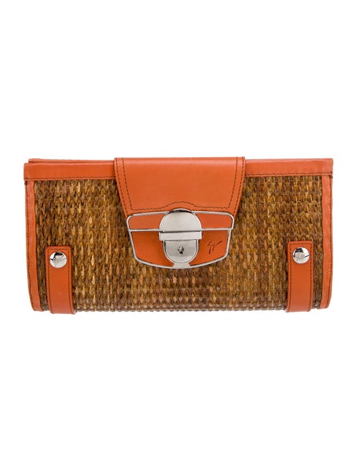 Giuseppe Zanotti Straw Clutch