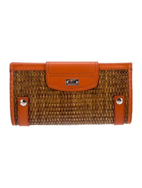 Giuseppe Zanotti Straw Clutch