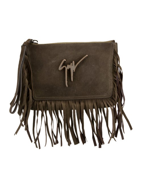 Giuseppe Zanotti Suede Clutch