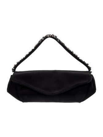 Giuseppe Zanotti Satin Top Handle Bag