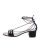 Giuseppe Zanotti Suede Crystal Embellishments Sandals