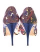 Giuseppe Zanotti Satin Printed Pumps