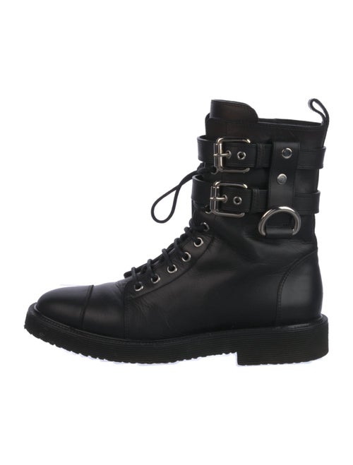 Giuseppe Zanotti Leather Combat Boots